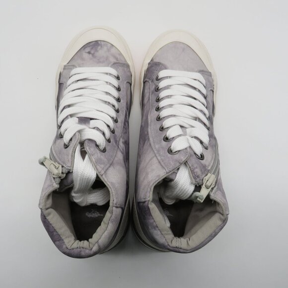 Rocket Dog Women's Gray Tie-Dye High-Top Sneakers Side Zippers Size 8 NEW - Picture 7 of 7